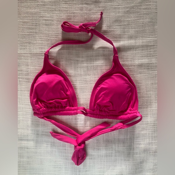 Vibrant Pink Bikini Top - S-M - Picture 1 of 3
